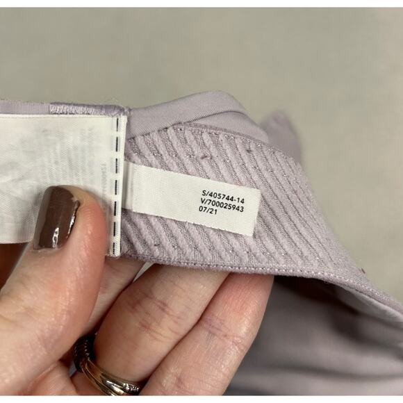 Athleta Size 32DD Advanced Racerback Adjustable Bra High Impact Lilac Lavender - Picture 7 of 7